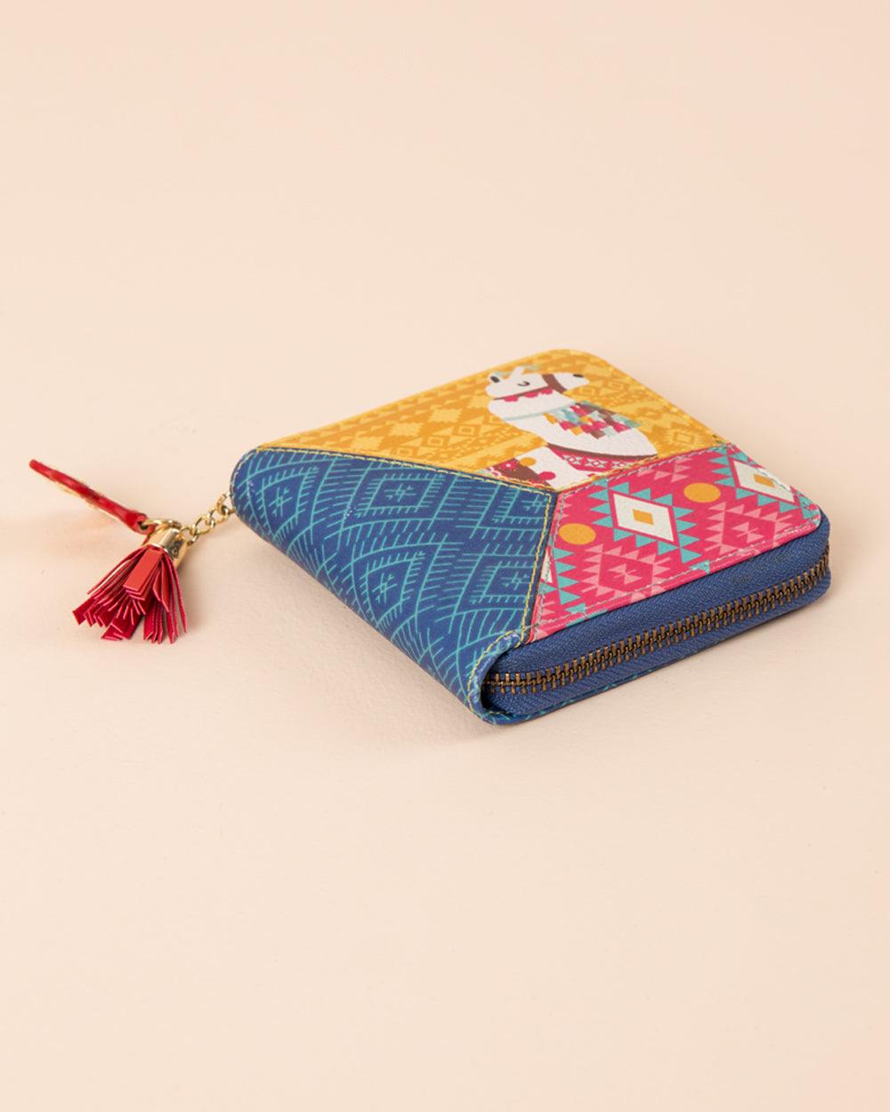 Chumbak Boho Llama Aztec Wallet ' Mini