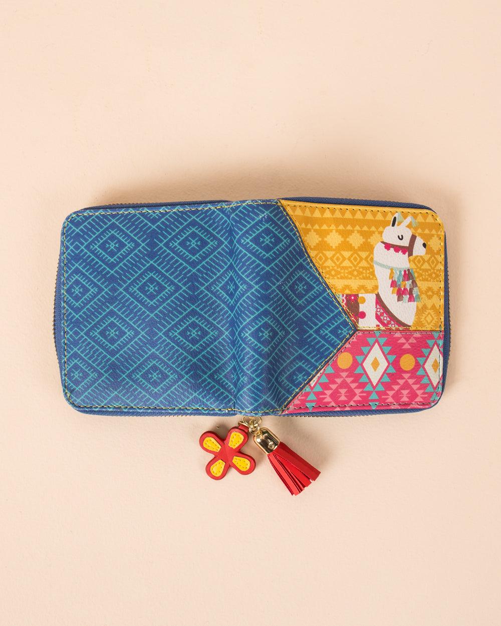 Chumbak Boho Llama Aztec Wallet ' Mini