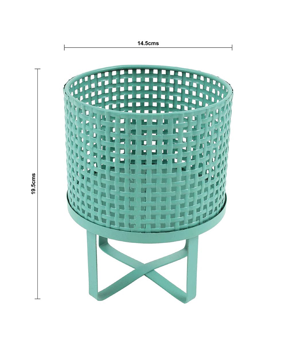 Chumbak Rooted in Style Plant Holder - Teal
