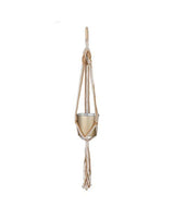 Chumbak Rustic Reeling Planter - Gold