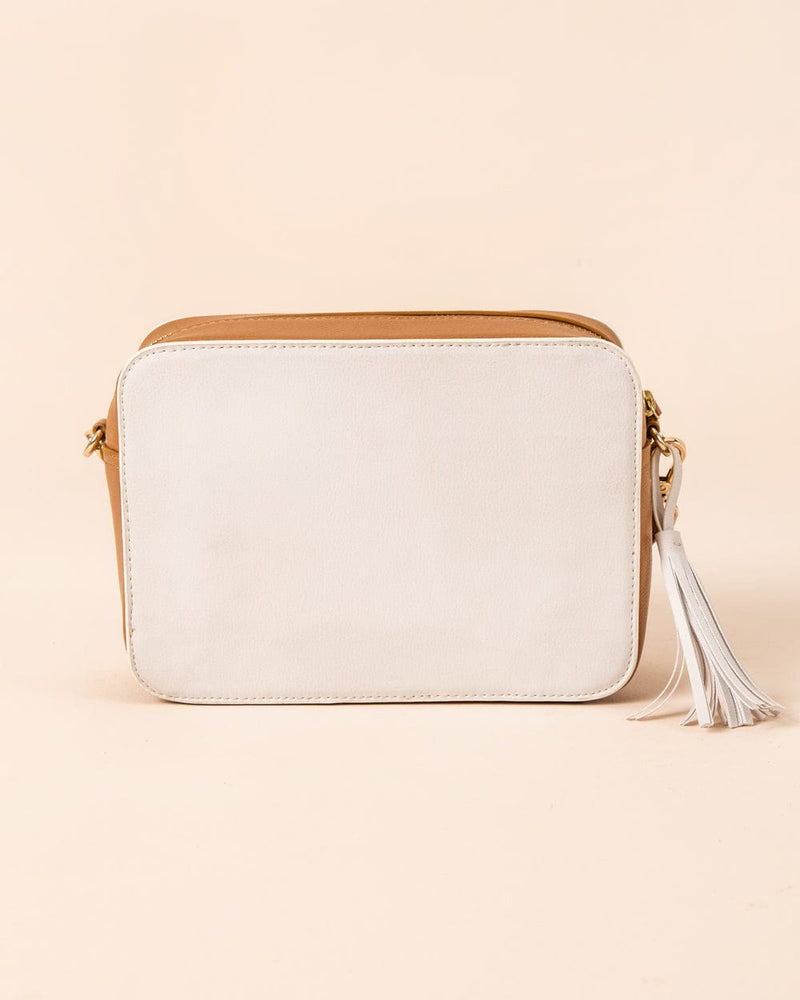 Chumbak Relaxed Afternoon Printed Sling Bag - Ivory