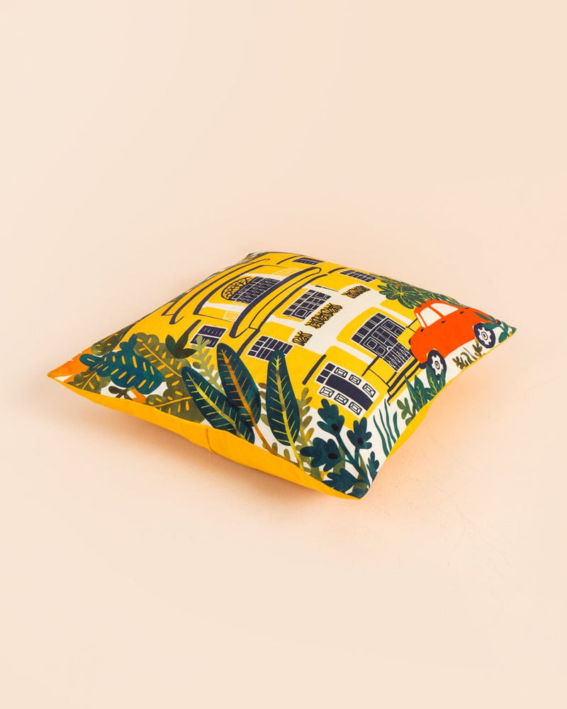 Chumbak Island Getaway Printed Cushion Cover