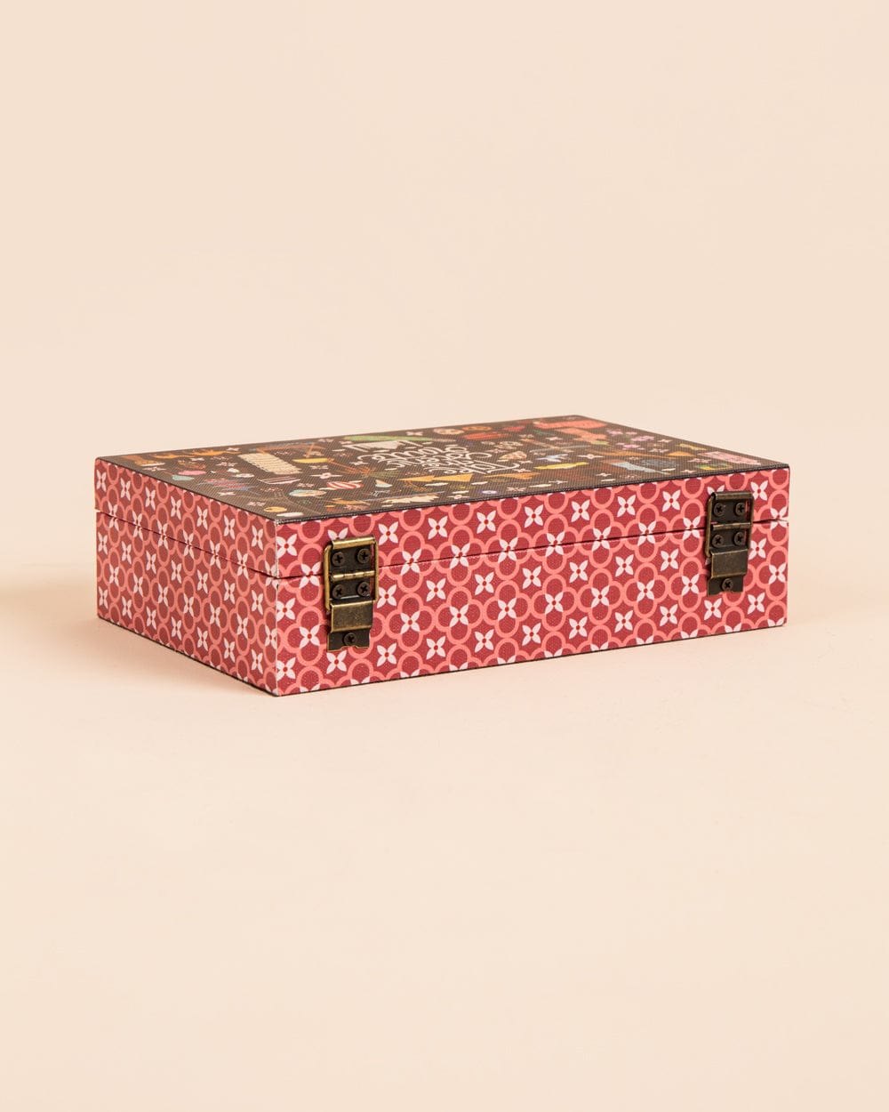 Chumbak Scenic Route Storage Box - Pink