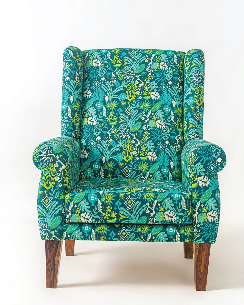 Chumbak The Begum Wing Chair -Printed