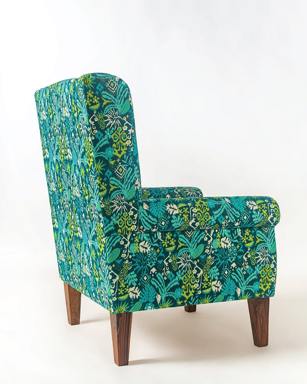 Chumbak The Begum Wing Chair -Printed