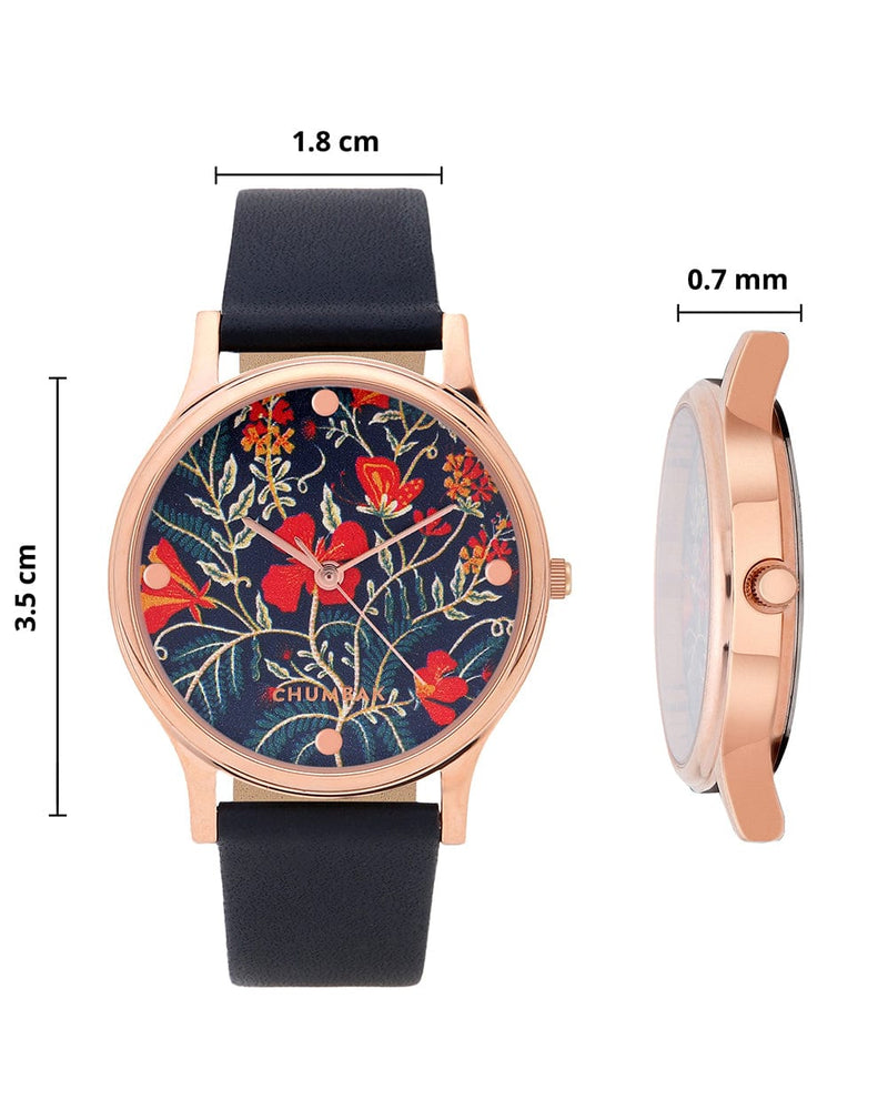 Chumbak TEAL by Chumbak Urban Countryside Watch ' Black
