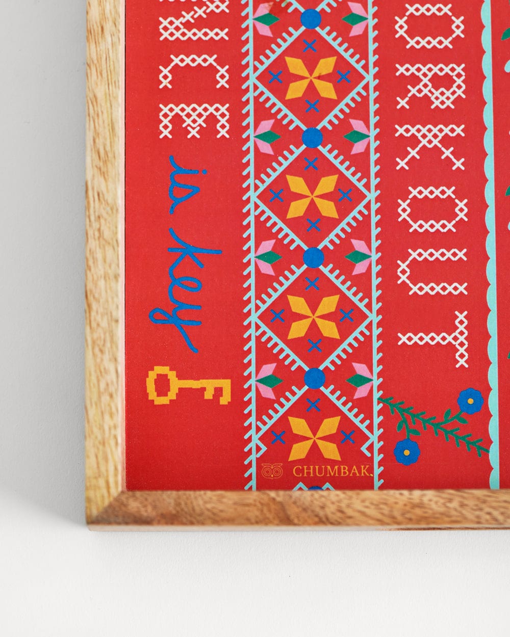 Chumbak Messages from Santa Wooden Tray
