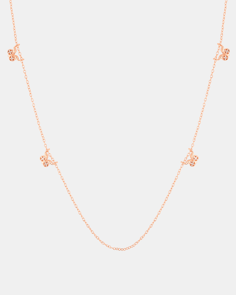 Chumbak Diamond Peepers Necklace - Diamond