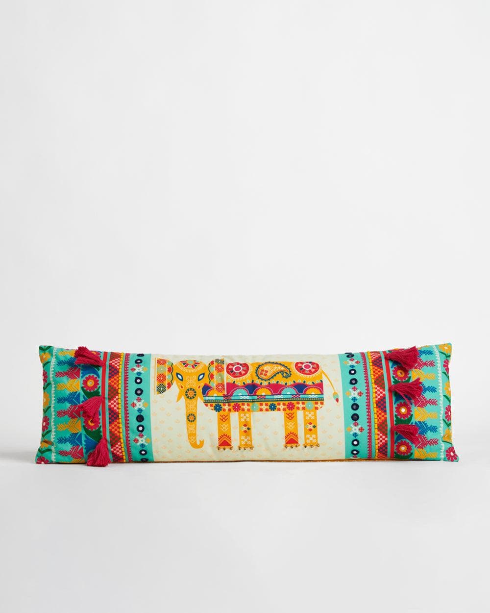 Chumbak A Trunkload of Love Kutch Long Pillow Cover