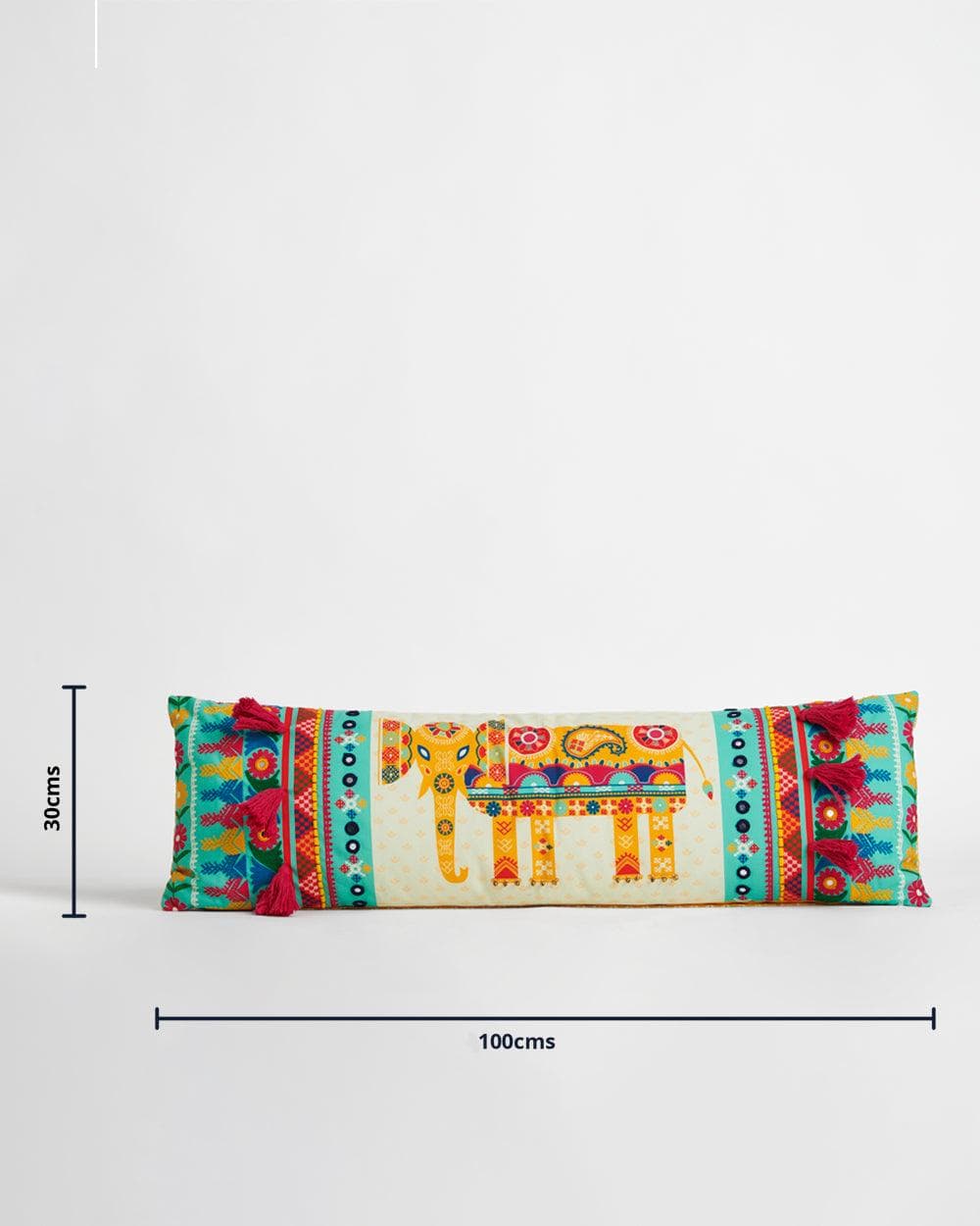 Chumbak A Trunkload of Love Kutch Long Pillow Cover