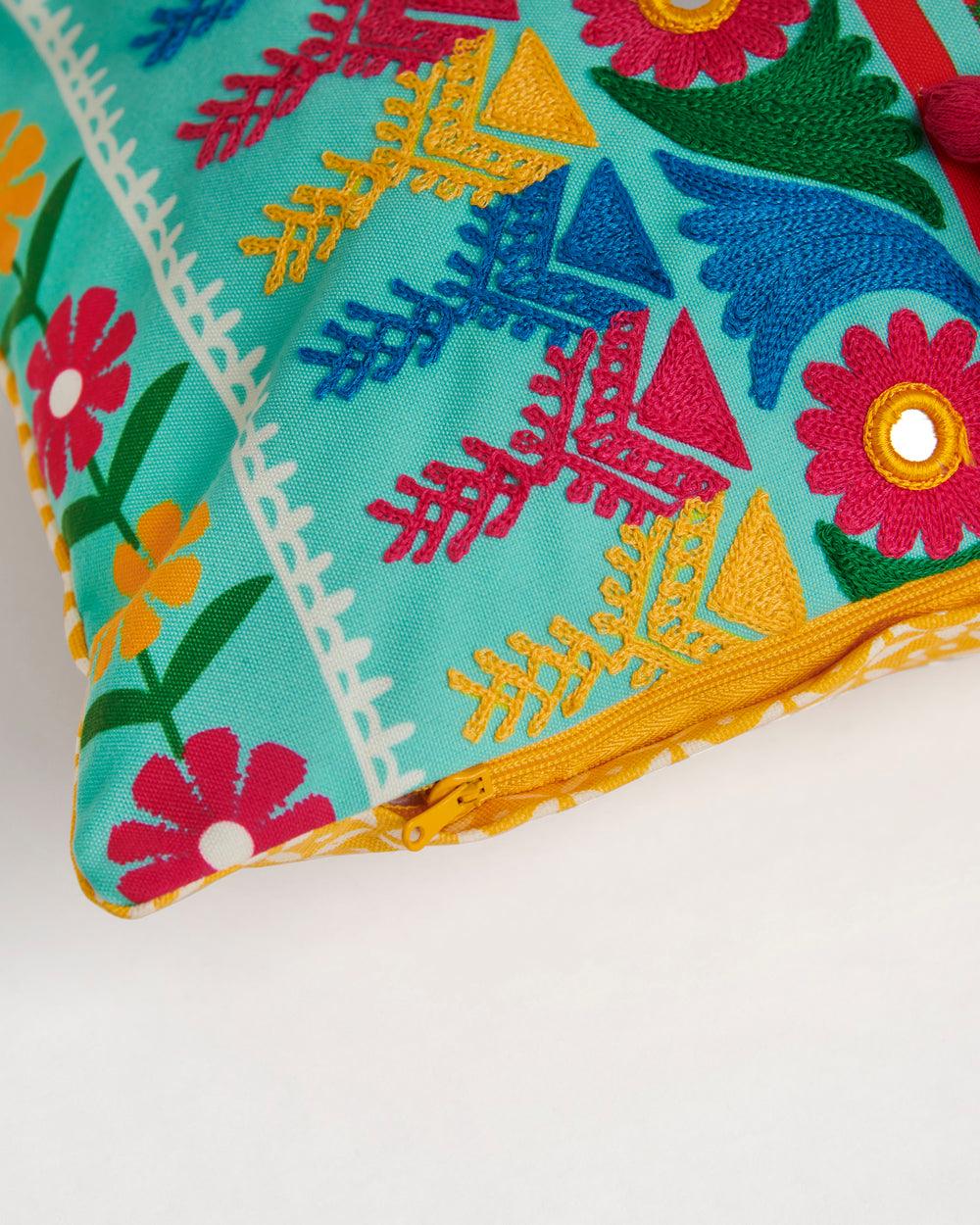 Chumbak A Trunkload of Love Kutch Long Pillow Cover