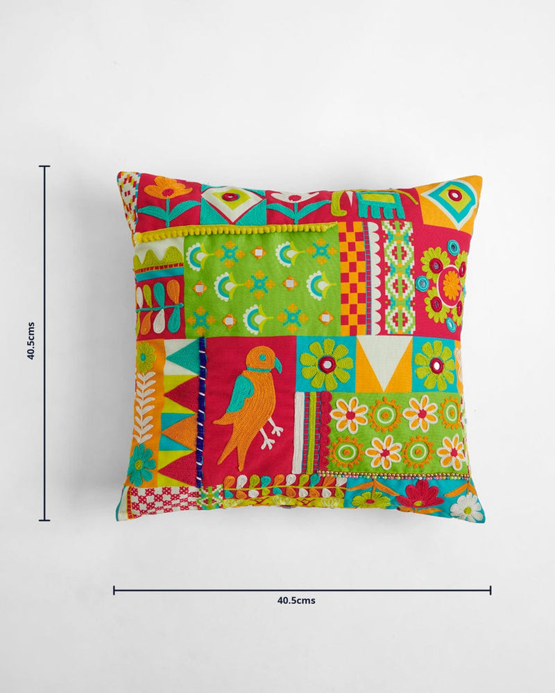 Chumbak Prints of Kutch Cushion Cover