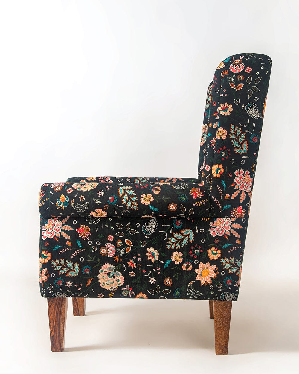 Chumbak The Begum Wing Chair - Bohemian Paisleys