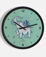Chumbak Chumbak Royal Ride Wall Clock - Black Rim