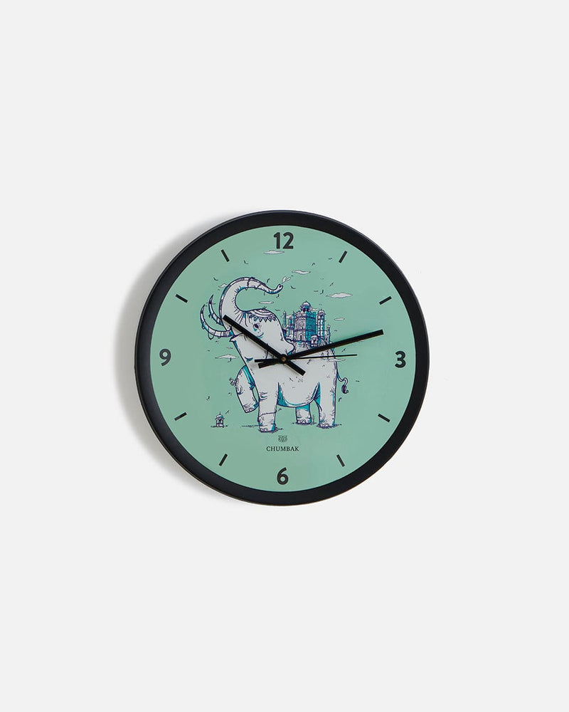 Chumbak Chumbak Royal Ride Wall Clock - Black Rim