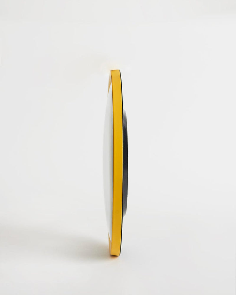 Chumbak Chumbak Live Slow Wall Clock - Yellow Rim