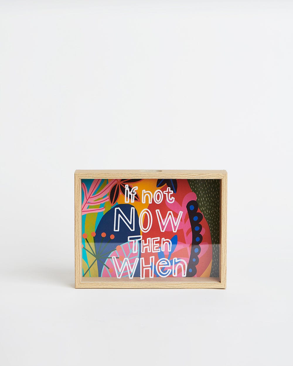Chumbak If Not Now Then When Wooden Box