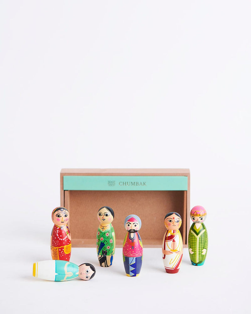 Chumbak People of India Figurines Gift Box - Set of 6
