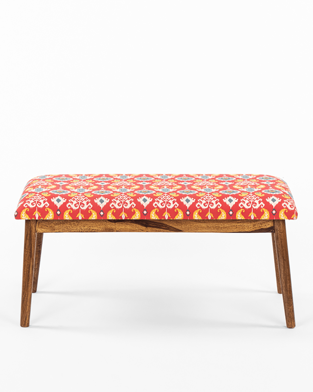 Chumbak Jodhpur Bench -  Red Ikkat