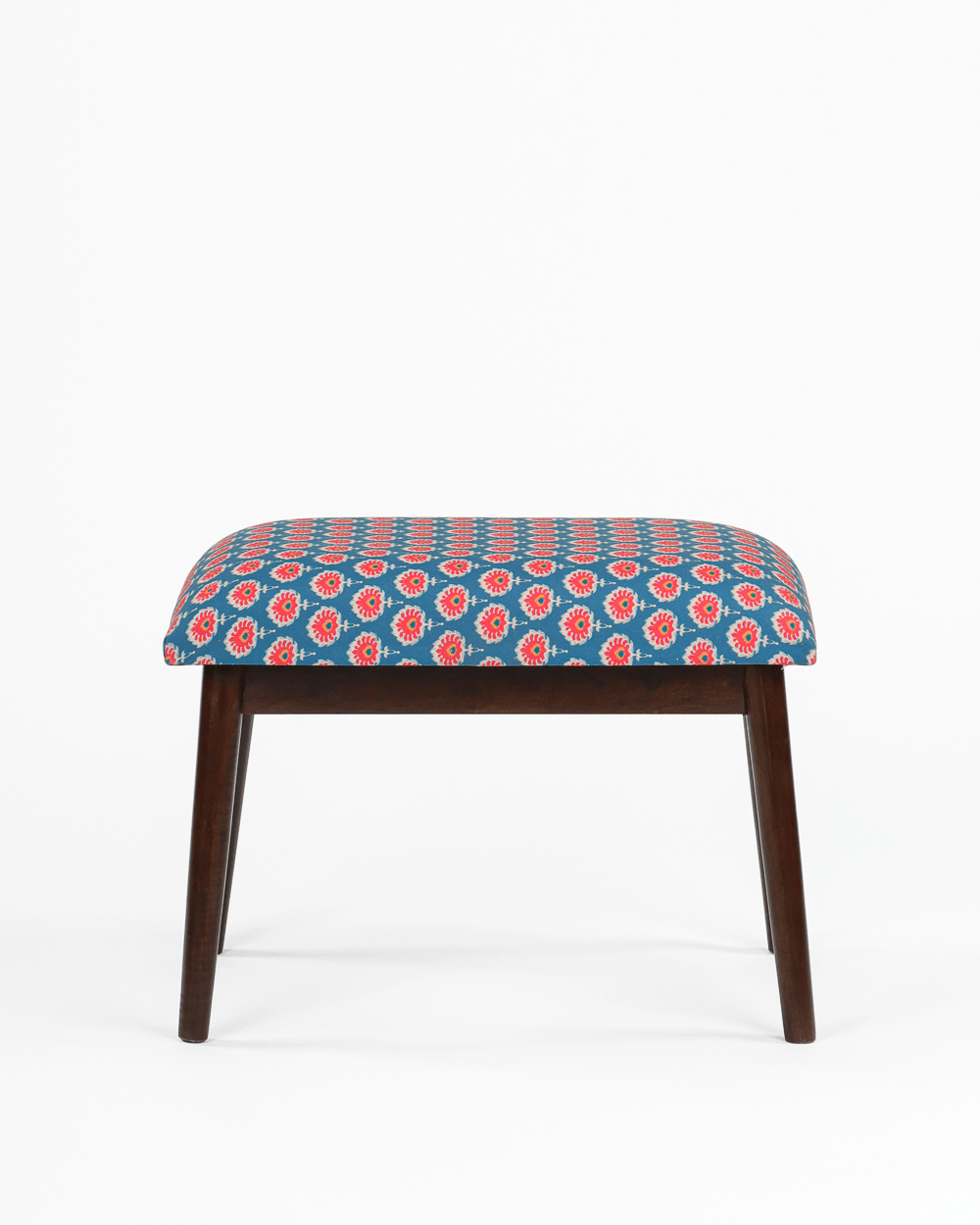 Chumbak Jodhpur Bench Small - Blue Ikkat