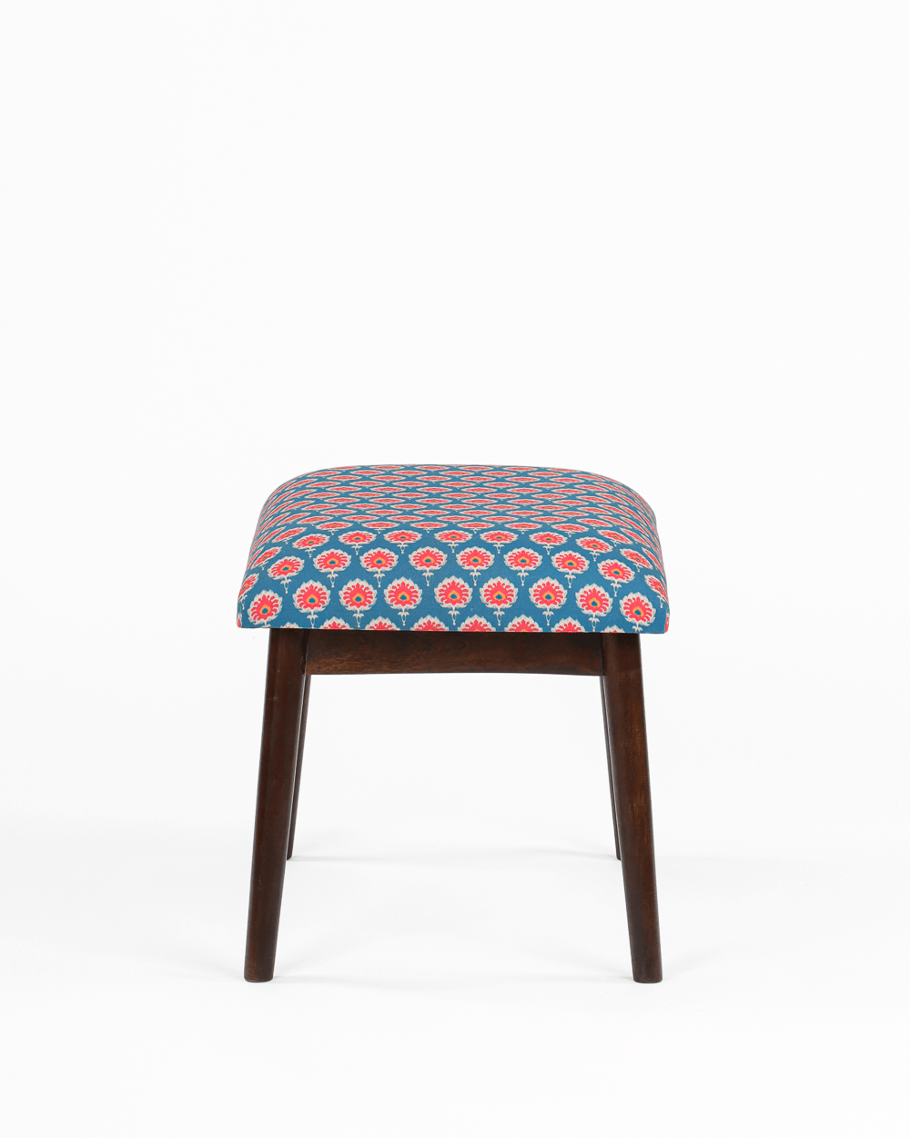 Chumbak Jodhpur Bench Small - Blue Ikkat