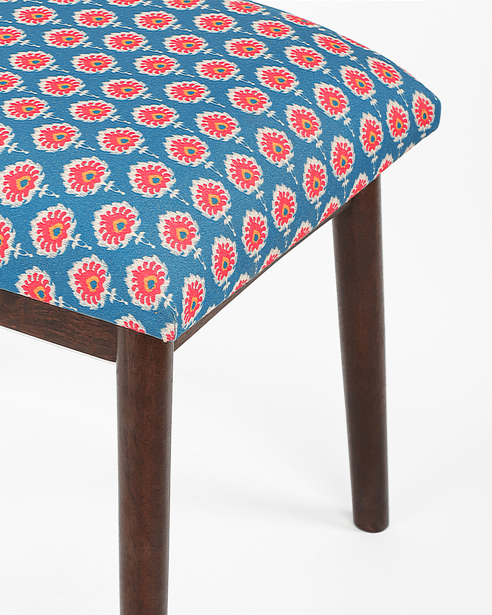 Chumbak Jodhpur Bench Small - Blue Ikkat