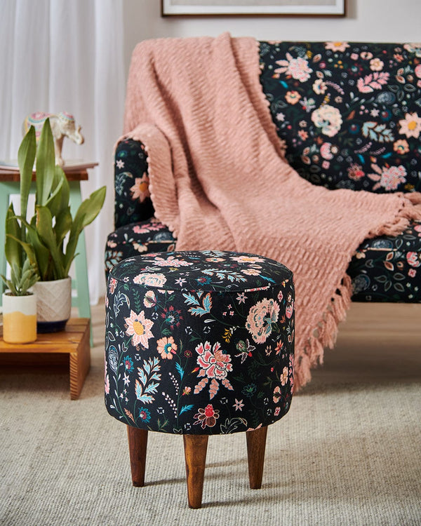 Chumbak The French Pouffe - Bohemian Paisleys
