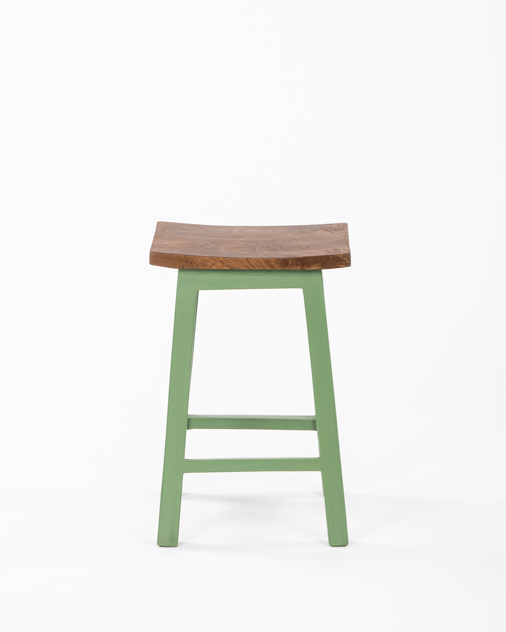 Chumbak Farmhouse Stool - Green