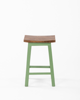 Chumbak Farmhouse Stool - Green
