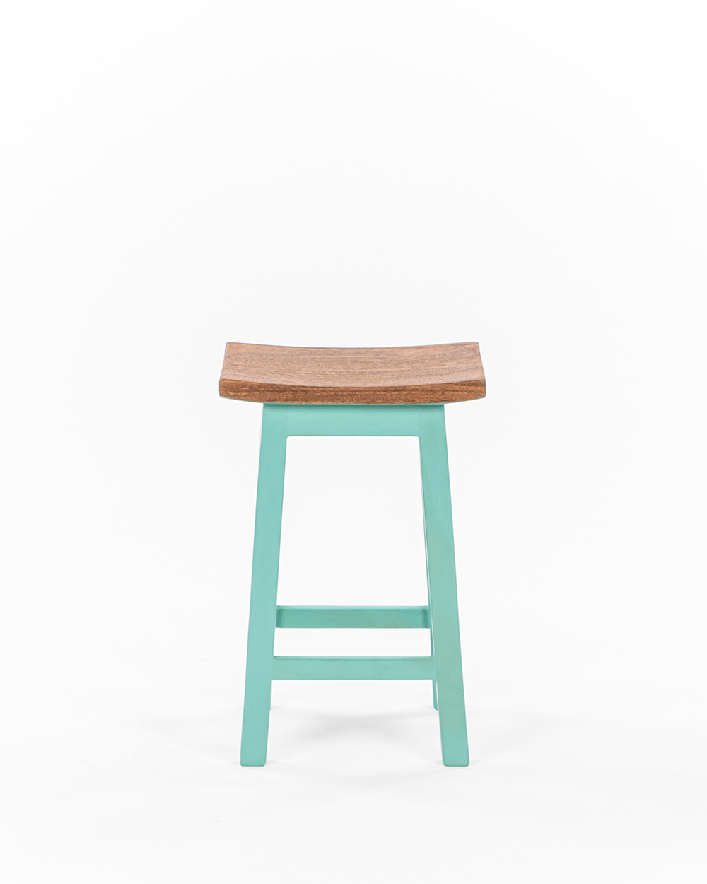 Chumbak Farmhouse Stool - Teal