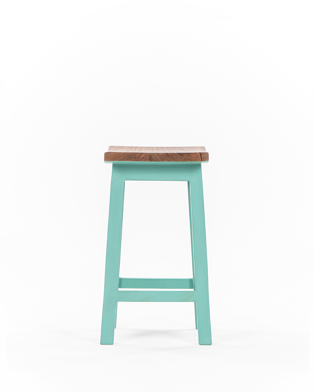 Chumbak Farmhouse Stool - Teal