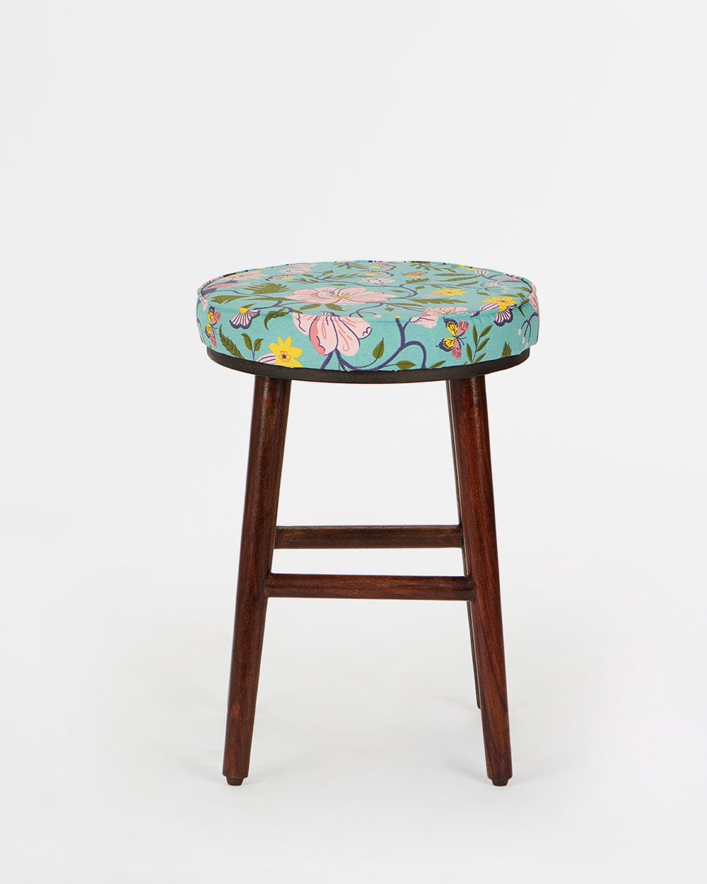 Chumbak English Cafe Stool - Spring Bloom