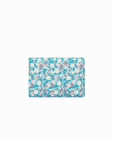 Chumbak Memsaab Bench Small - Aqua Jungle, White