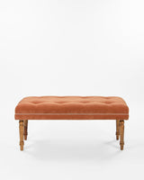 Chumbak Nawaab Bench- Tuffted Burnt Orange