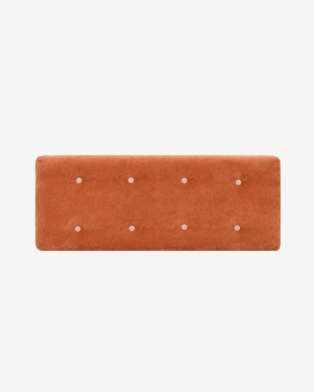 Chumbak Nawaab Bench- Tuffted Burnt Orange