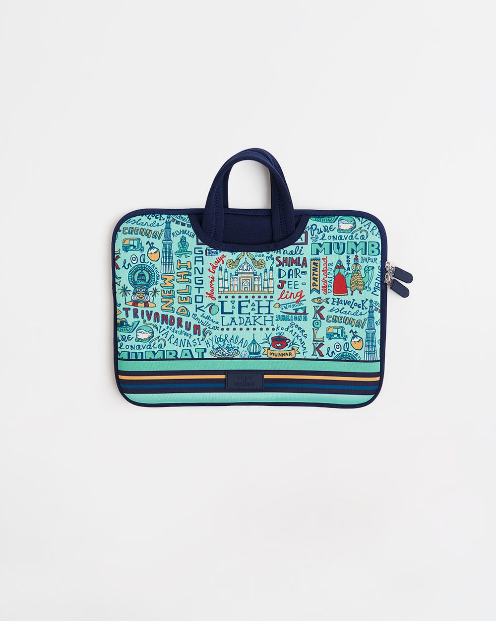 Chumbak TEAL By Chumbak Traveller Laptop Sleeve - 13inch