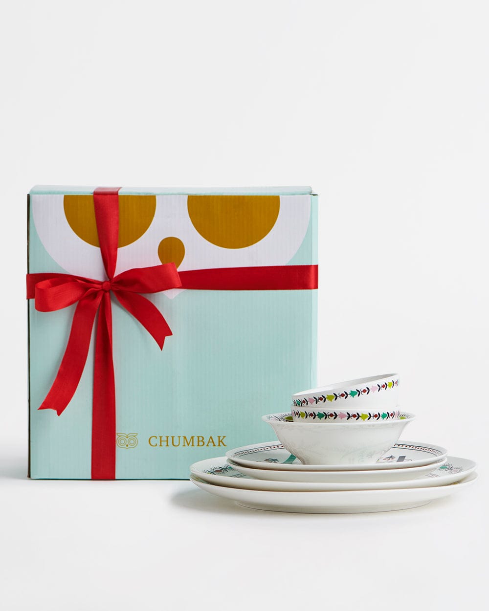 Chumbak Wildflower Bay Dinner Set