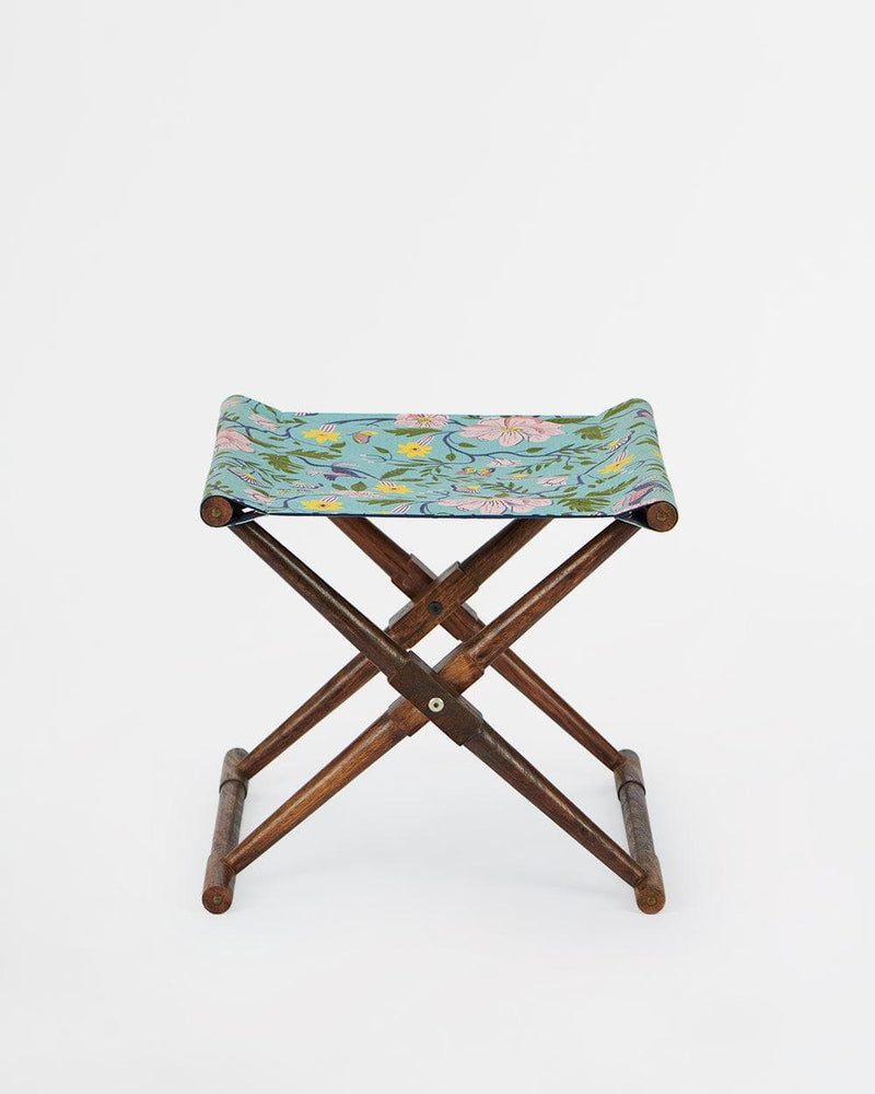 Chumbak Bistro Folding Bench-Spring Bloom
