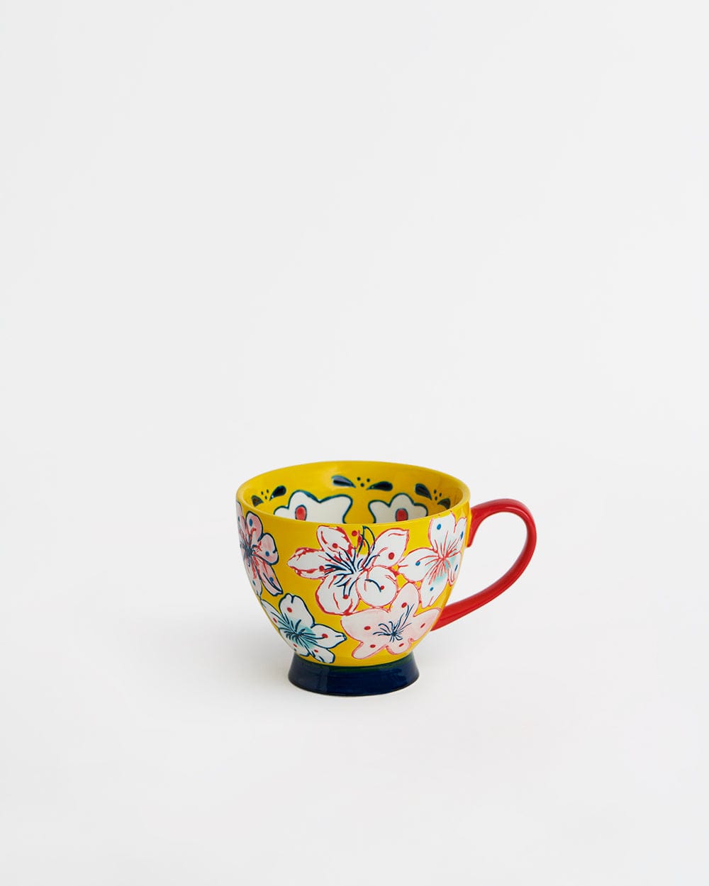 Chumbak Hibiscus Mug, Yellow