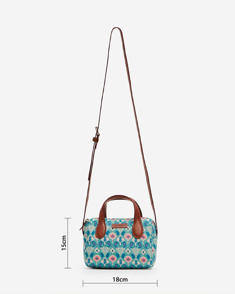 Chumbak Folk Art Ikkat Sling Bag