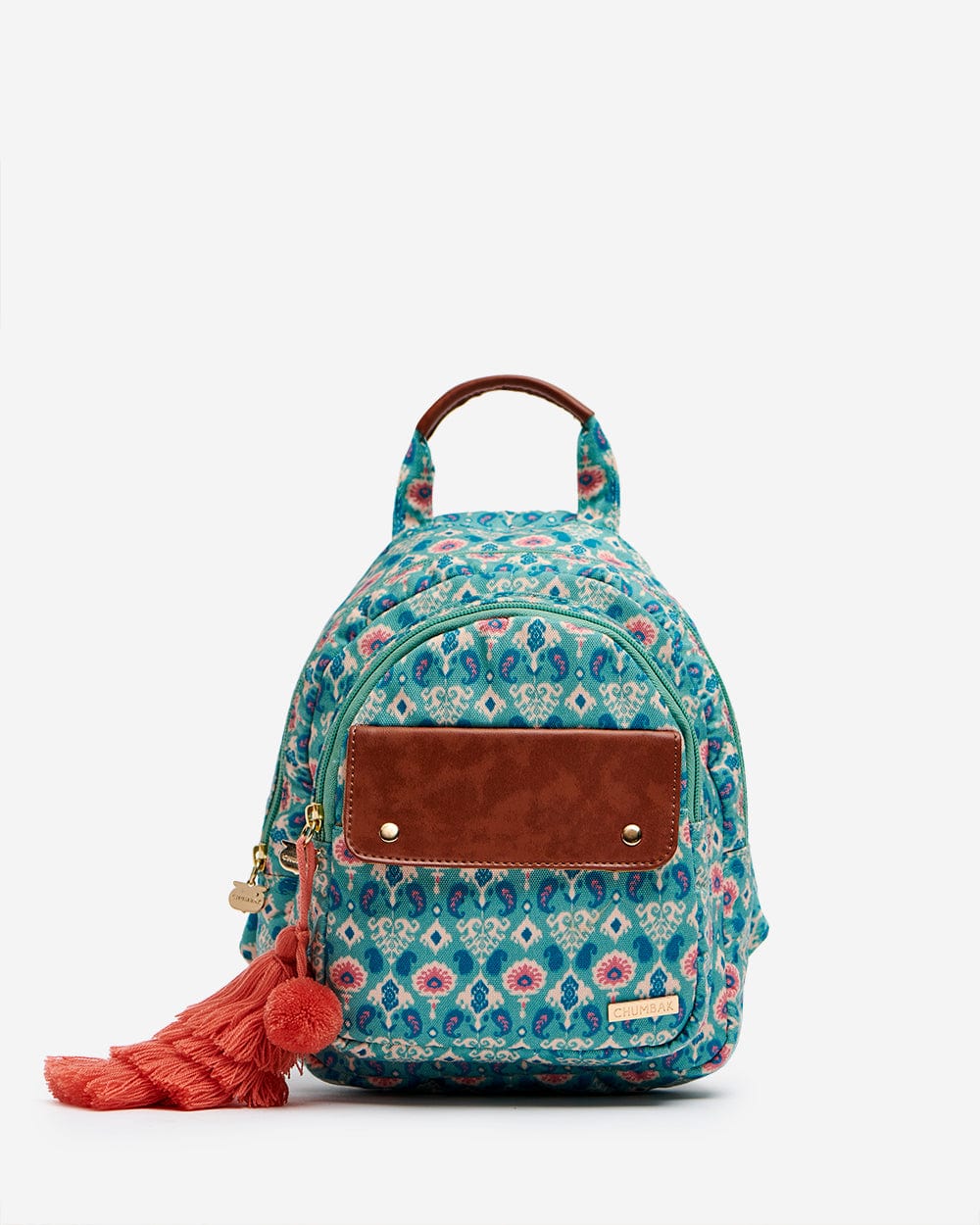 Chumbak Folk Art Ikkat Mini Backpack