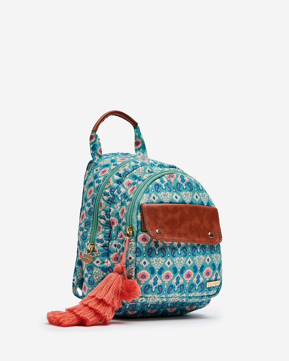 Chumbak Folk Art Ikkat Mini Backpack