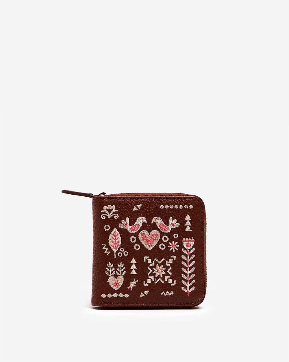 Chumbak Swan Song Embroidered Mini Wallet