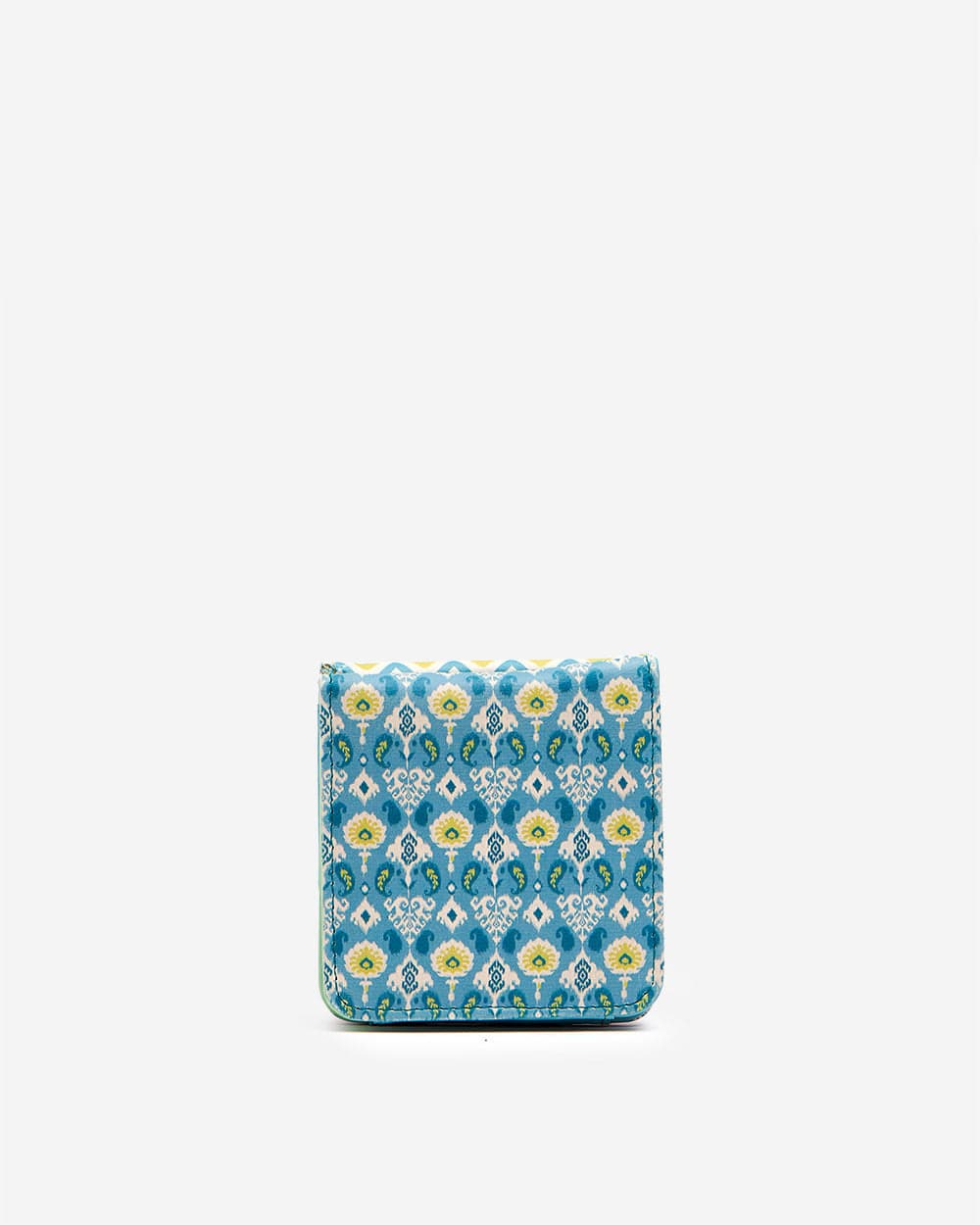 Chumbak Ikkat Chevron Wallet - Blue