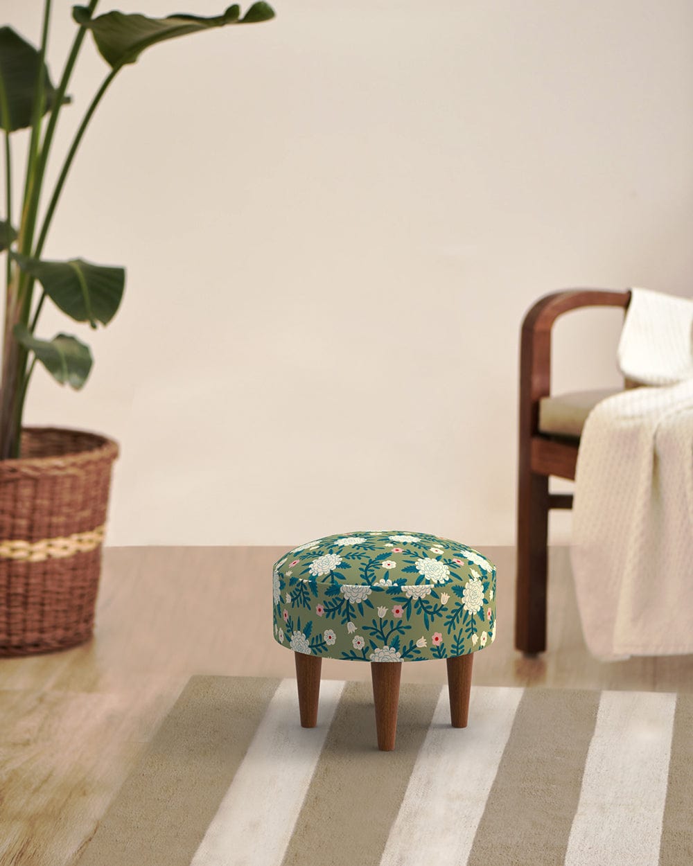 Chumbak Begum Foot Rest -Spring Marigold