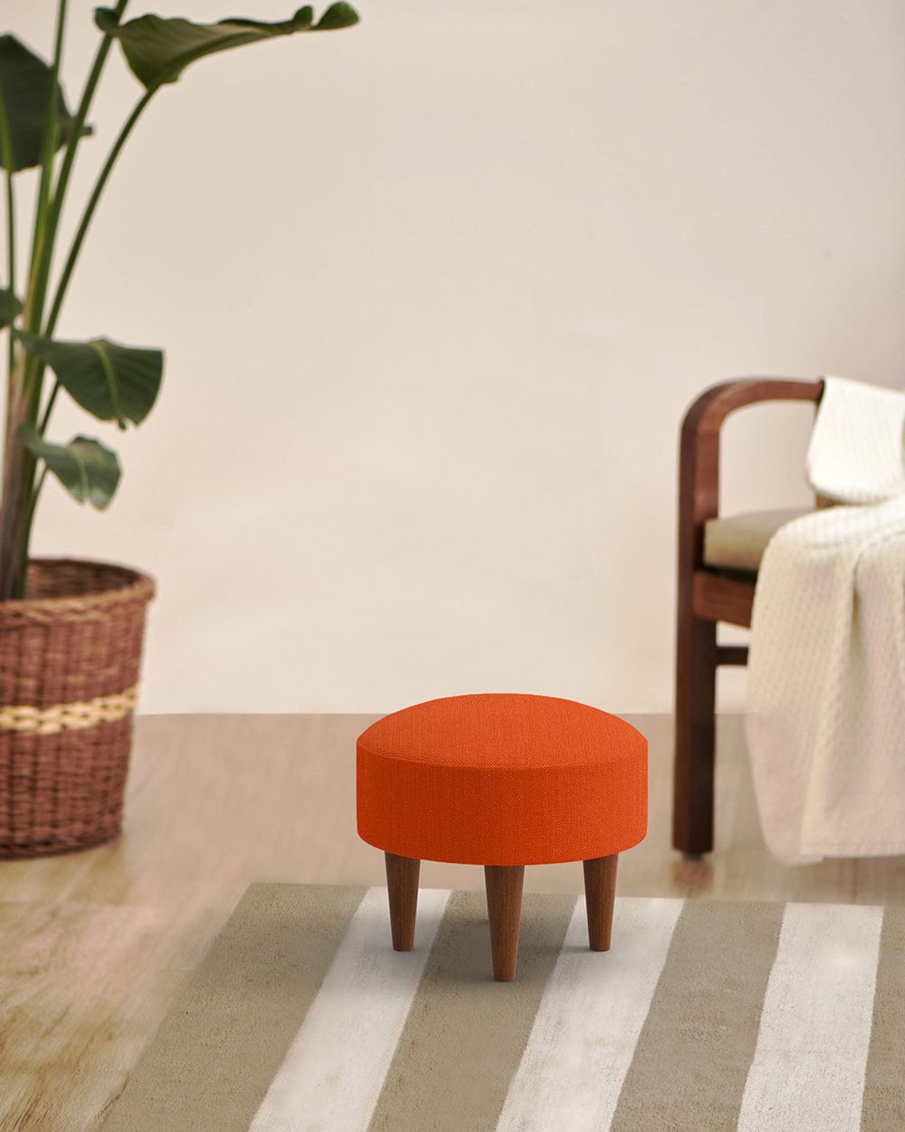 Begum Foot Rest -Carribean Coral