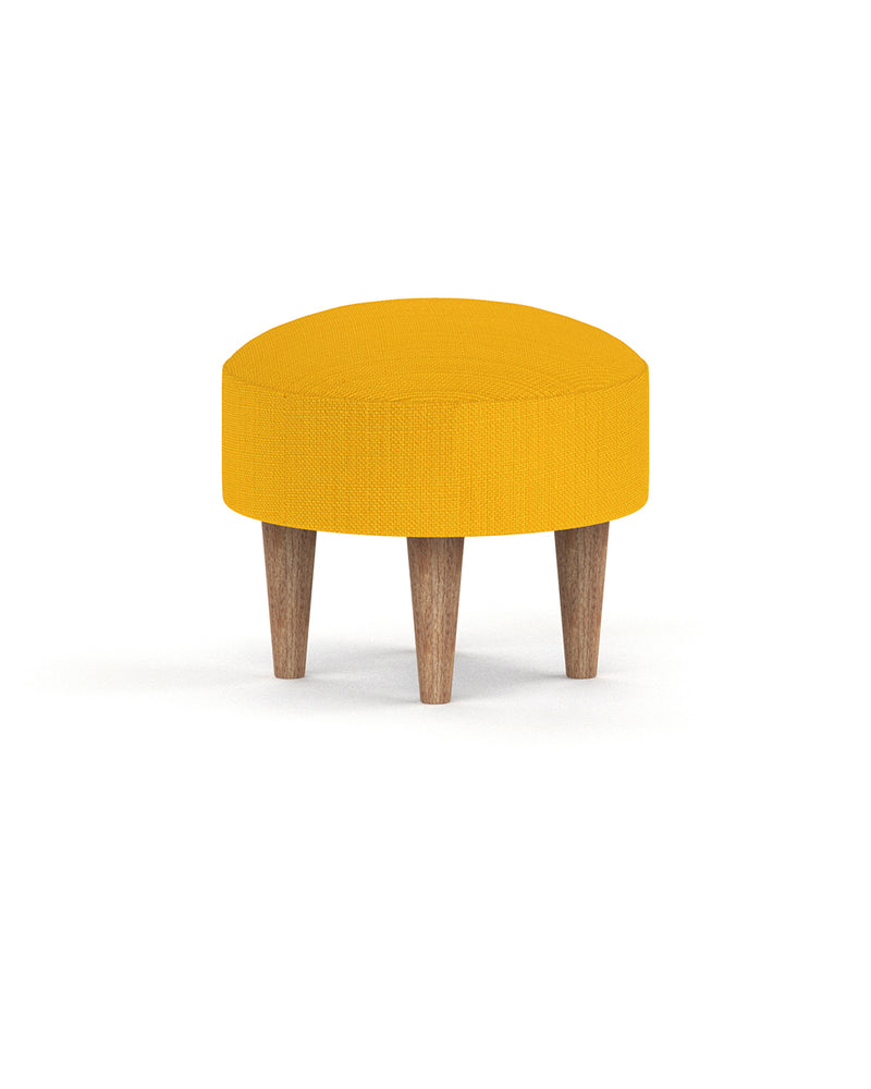 Chumbak Begum Foot Rest - Sahara Mustard