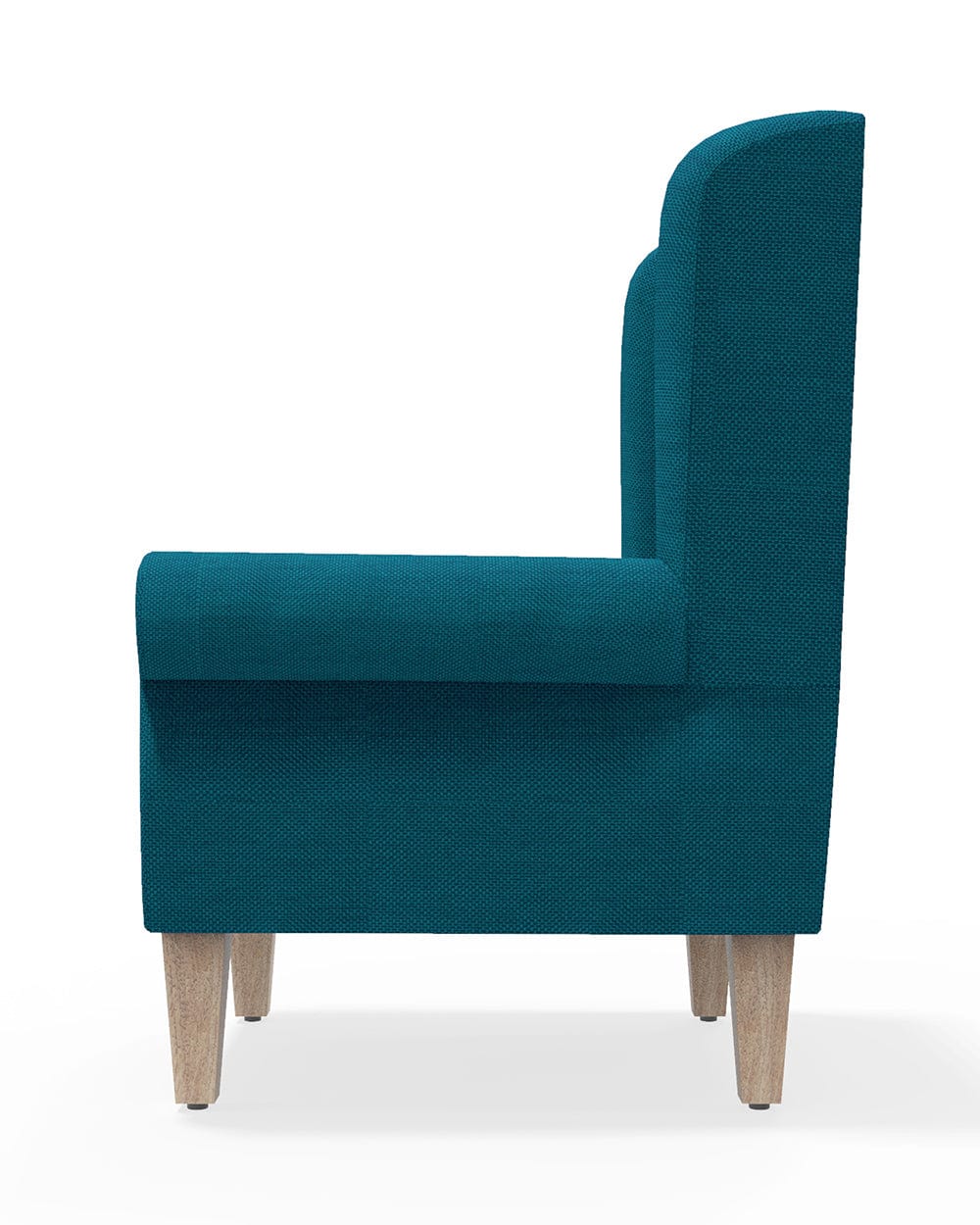 Chumbak Begum Wing Chair - Mediterranian Blue