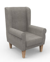 Chumbak Begum Wing Chair - Bangalore Grey