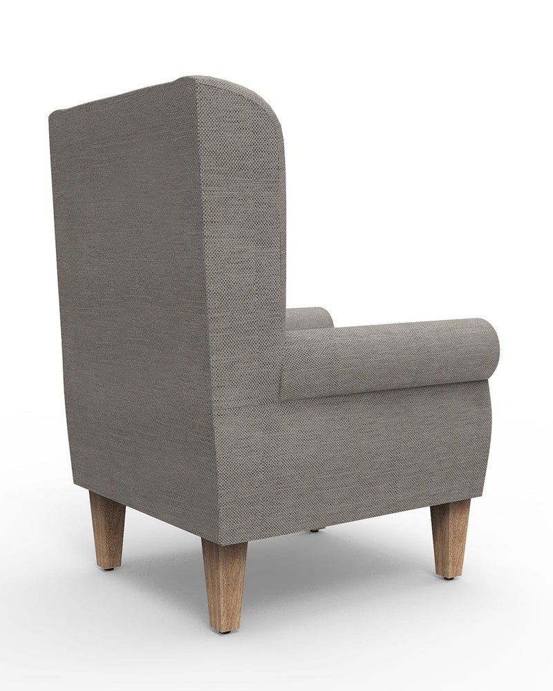 Chumbak Begum Wing Chair - Bangalore Grey